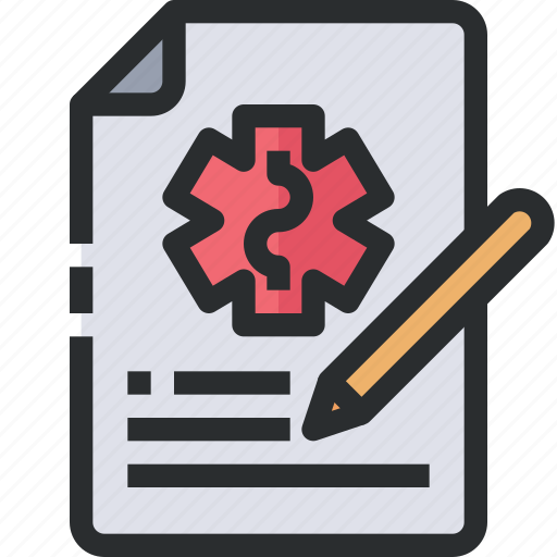 Document, hospital element, medical, nursing, treatment icon - Download on Iconfinder