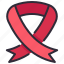 aids, awerness, cancer, ribbon 