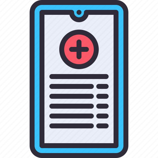 Healthcare, medical, phone, report, smartphone icon - Download on Iconfinder