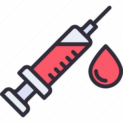 Blood, healthcare, injection, syringe, vaccine icon - Download on Iconfinder