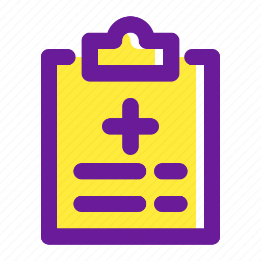 Clipboard, decument, list, medical, medical icon icon - Download on Iconfinder
