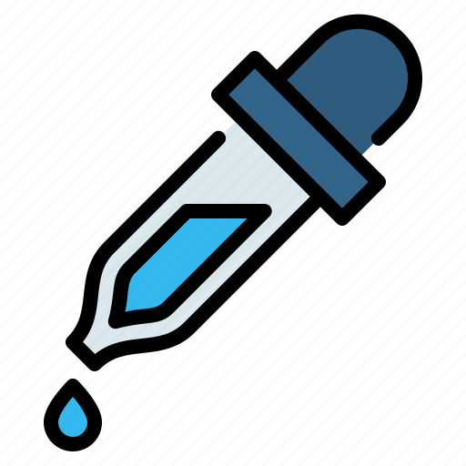 Color picker, dropper, laboratory, medical, medicine, picker, pipette icon - Download on Iconfinder