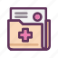 document, file, folder, healthy, medical, medical paper, records 