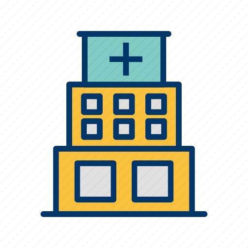 Clinic, hospital, hospital building icon - Download on Iconfinder