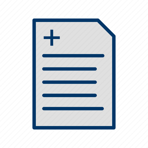 Medical document, medical record, medical report icon - Download on Iconfinder