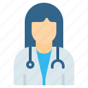 avatar, doctor, medical, nurse, physician, stethoscope, surgeon