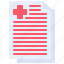 document, file, healthcare, hospital, report 