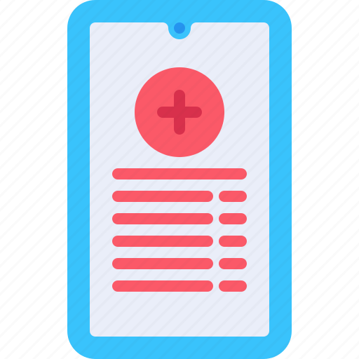 Healthcare, medical, phone, report, smartphone icon - Download on Iconfinder