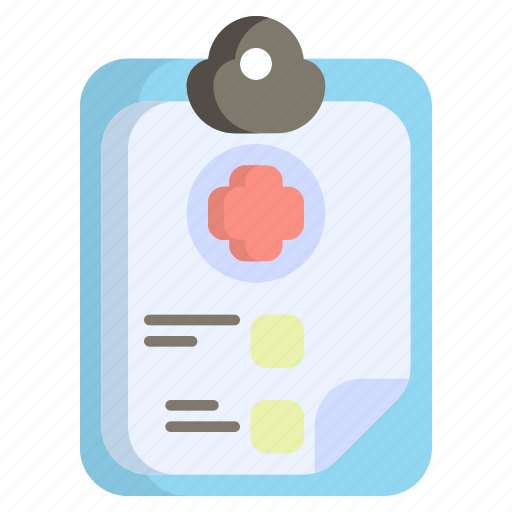 Medical, report, hospital, clinic, document, healthcare, diagnosis icon - Download on Iconfinder