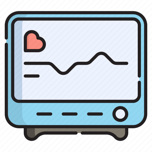 Medical, cardiogram, heart, pulse, heartbeat, graph, ecg icon - Download on Iconfinder