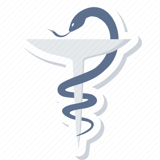 Asclepius, logo, medical, sign icon - Download on Iconfinder