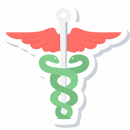 Caduceus, health, logo, medical, medical logo, sign icon - Download on Iconfinder