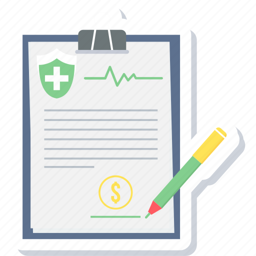 Health, insurance, ecg report, report, clipboard, medical, document icon - Download on Iconfinder