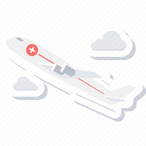 Medical, tourism, aeroplane, air ambulance, paramedic, medical flight, medical rescue icon - Download on Iconfinder