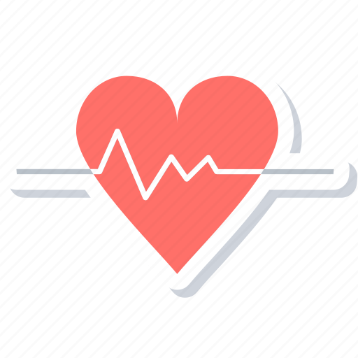 Beat, heart, ecg, pulse, heart lines, heart rate, pulsation icon - Download on Iconfinder