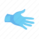 doctor, flat, icon, healthcare, health, medical, equipment, hand, gloves