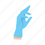doctor, flat, icon, healthcare, health, medical, equipment, hand, gloves 