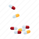 pills, flat, icon, treatment, medical, equipment, doctor, hand, healthcare