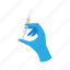 prick, flat, icon, medical, equipment, doctor, hand, healthcare, gloves 
