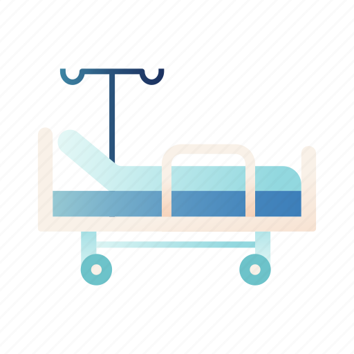 Bed, clinic, emergency, hospital, injury, medical, patient icon - Download on Iconfinder