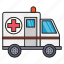 ambulance, emergency, hospital, rescue, vehicle 