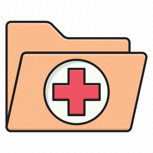 Directory, emergency, files, folder, medical icon - Download on Iconfinder