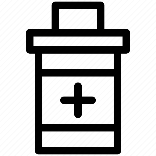 Bottle, medicine, pharmacy, health, container icon - Download on Iconfinder