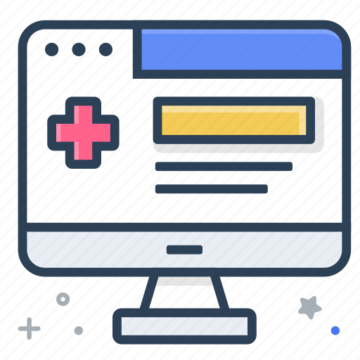Doctor, e, healthy website, medical, medical website, website icon - Download on Iconfinder
