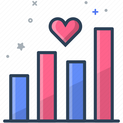Heart, heartbeat, statistic, user icon - Download on Iconfinder