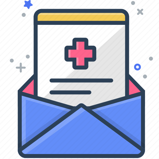 Email, envelope, letter, mail, medical letter, medical result, newsletter icon - Download on Iconfinder