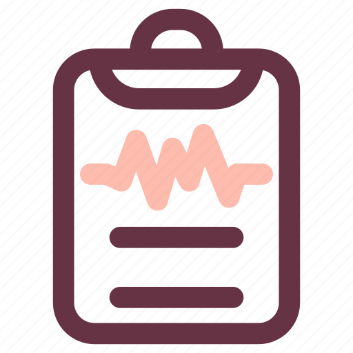Cardiogram, diagnosis, healthcare, medical, report icon - Download on Iconfinder