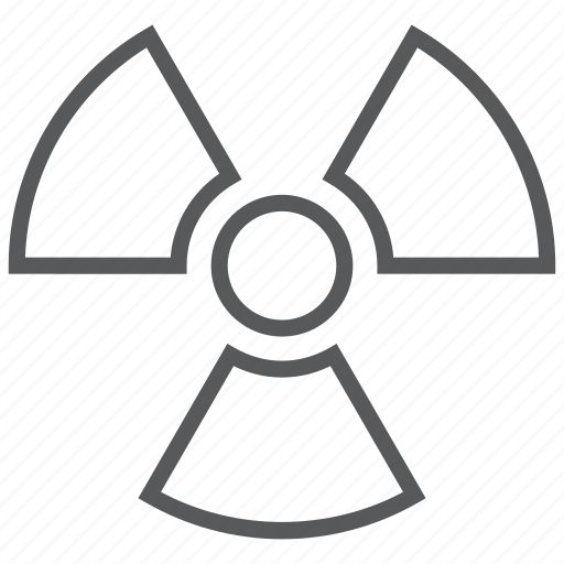 Radiation, danger, radioactive, radioactivity, warning icon - Download on Iconfinder