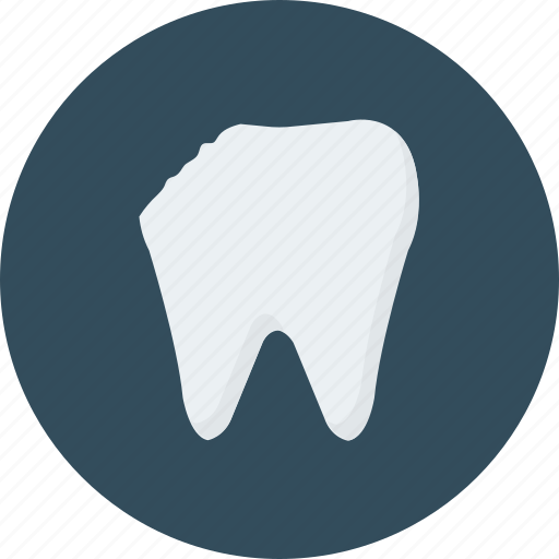 Broken, chipped, damage, medical, teeth, tooth icon icon - Download on Iconfinder