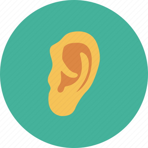 Ear, human ear, listen, medical, sound icon - Download on Iconfinder