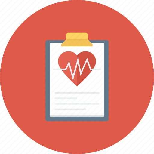 Heart health, heart monitor report, medical, medical report icon icon - Download on Iconfinder