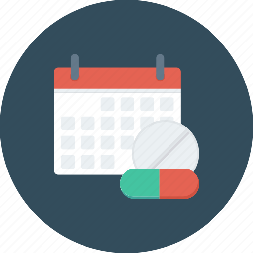 Calendar, date, drug, event, medical, schedule icon - Download on Iconfinder