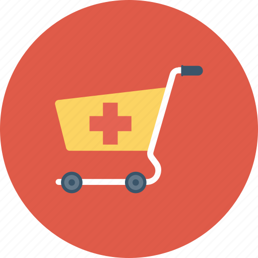 Cart, medical, medical cart, pharmacy supplies icon icon - Download on Iconfinder