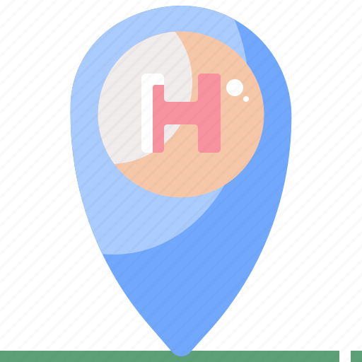 Emergency, healthcare, hospital, location, map, medical icon - Download on Iconfinder