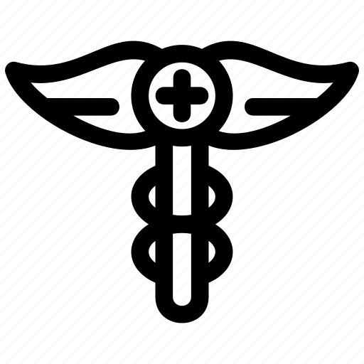 Caduceus, medicine, health, pharmacy, pharmaceutical, hospital icon - Download on Iconfinder