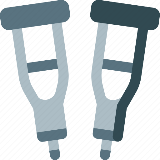 Crutches, injury, disability, equipment icon - Download on Iconfinder