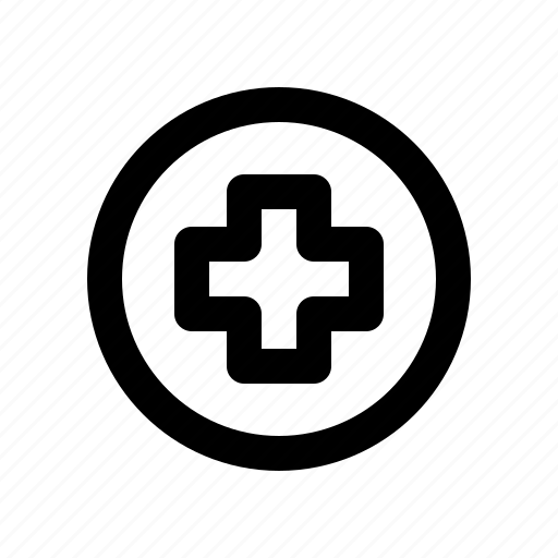 Circle, cross, hospital, logo, medical icon - Download on Iconfinder