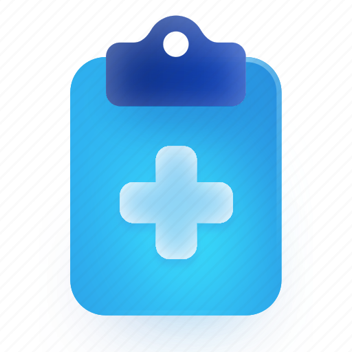 Clipboard, medical, medicine, cross, anamnesis icon - Download on Iconfinder
