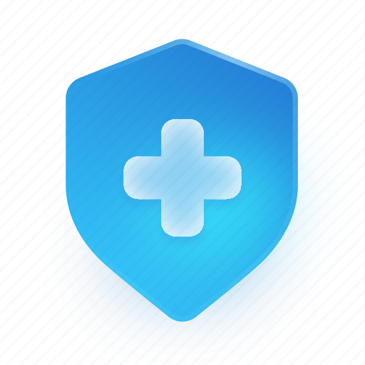 Protection, safety, medical, cross, shield icon - Download on Iconfinder