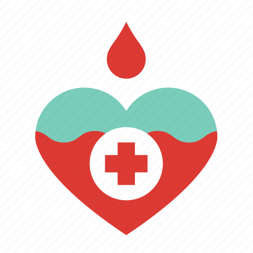 Blood, donation, health, healthcare, heart, medical, donor icon - Download on Iconfinder
