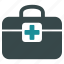 medkit, bag, baggage, case, first aid, med kit, medicine 