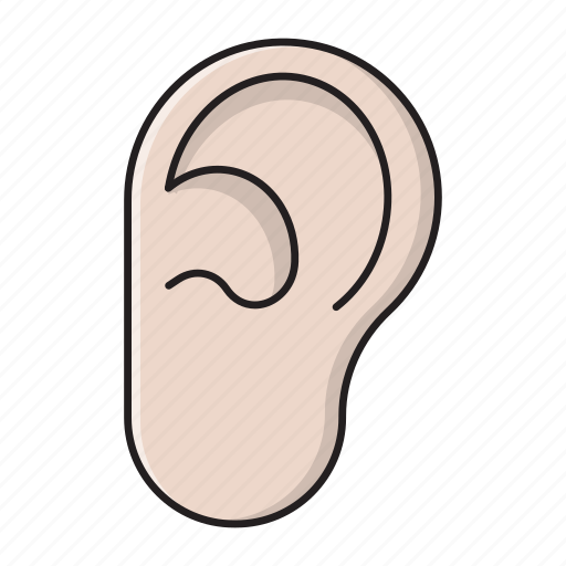 Ear, healthcare, hear, listen, medical icon - Download on Iconfinder