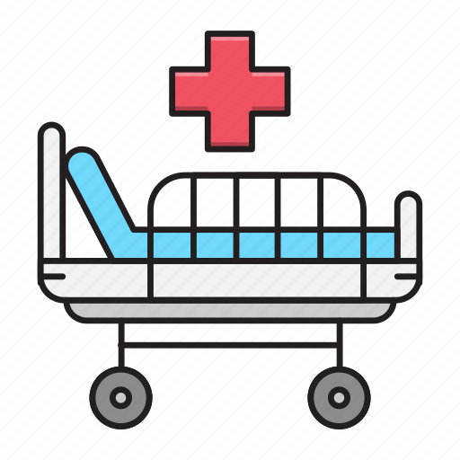 Bed, clinic, emergency, hospital, stretcher icon - Download on Iconfinder