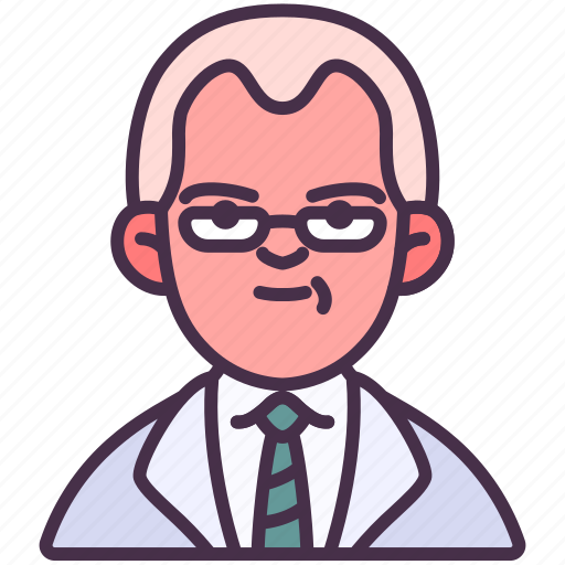 Avatar, doctor, glasses, man, medical, old, specialist icon - Download on Iconfinder