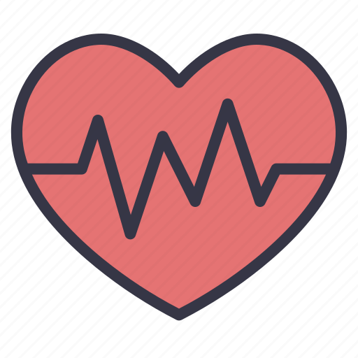 Medical, hospital, supplies, heart, cardiogram, heartbeat, cardiac icon - Download on Iconfinder