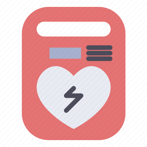Medical, hospital, health, supplies, defibrillator, healthcare, emergency icon - Download on Iconfinder